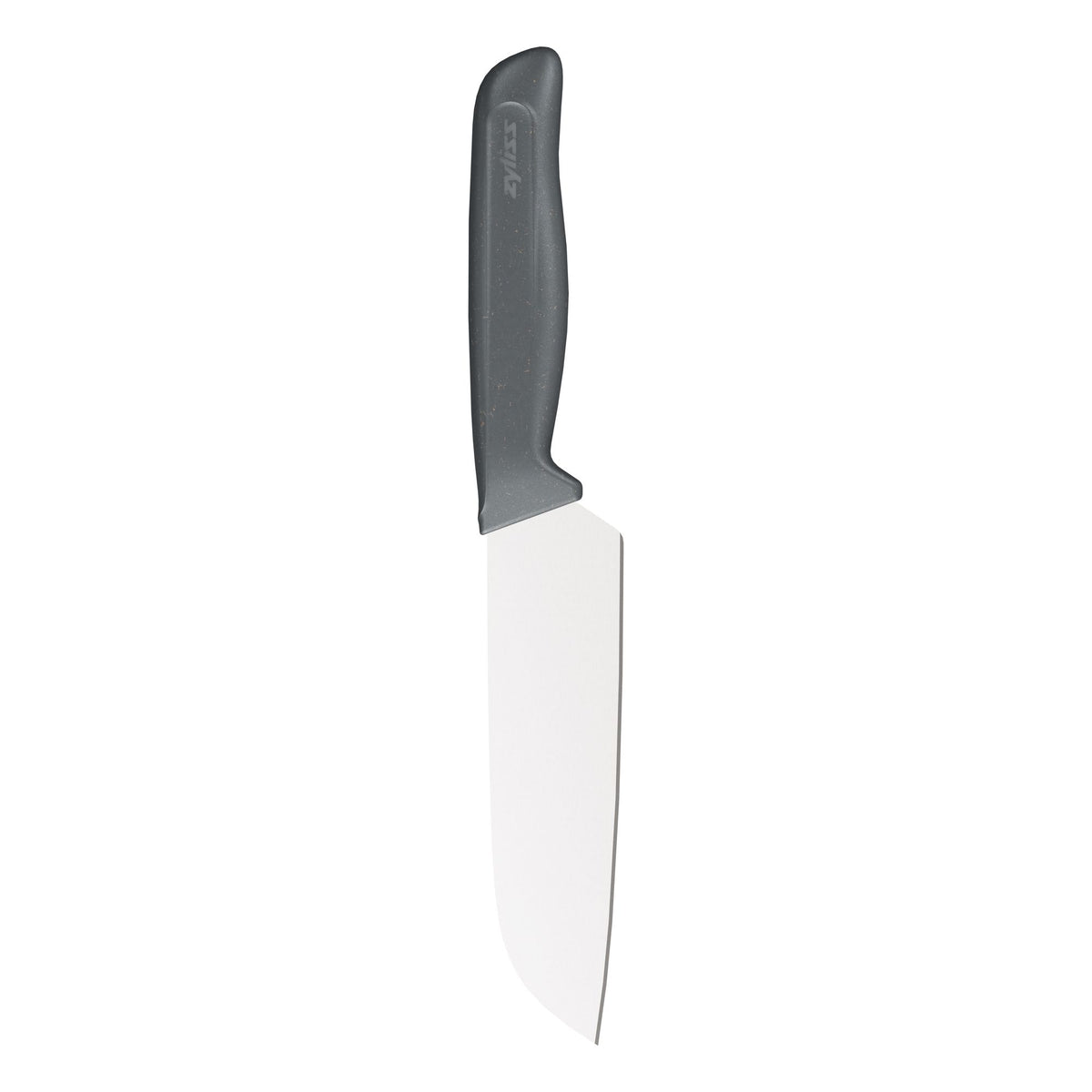 Zyliss Serrated Santoku Knife Grey 150mm E920292 | Blade Guard Included | German Stainless Steel