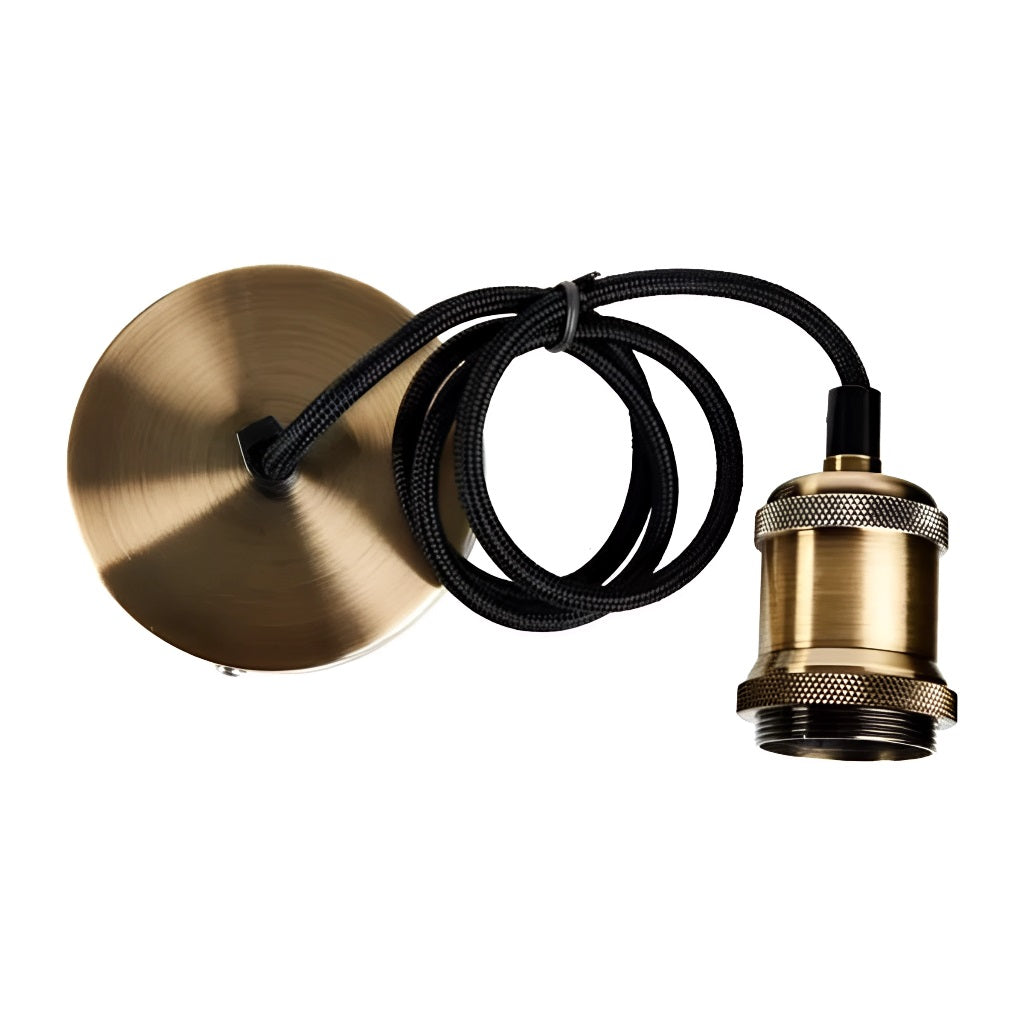 Energizer Adjustable Hanging Decorative Pendant Antique Brass 1.2Mtr S14682 | IP20 | ES-E27 Cap Type | Indoor Use Only