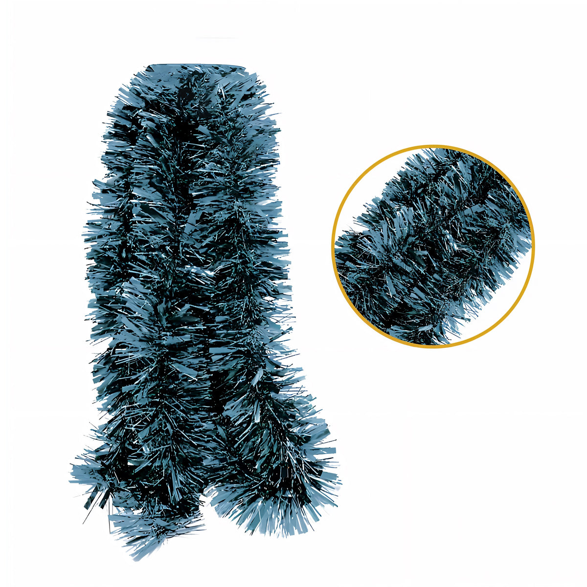 Tallon Xmas Chunky Tinsel Pale Blue 2Mtr X9780A