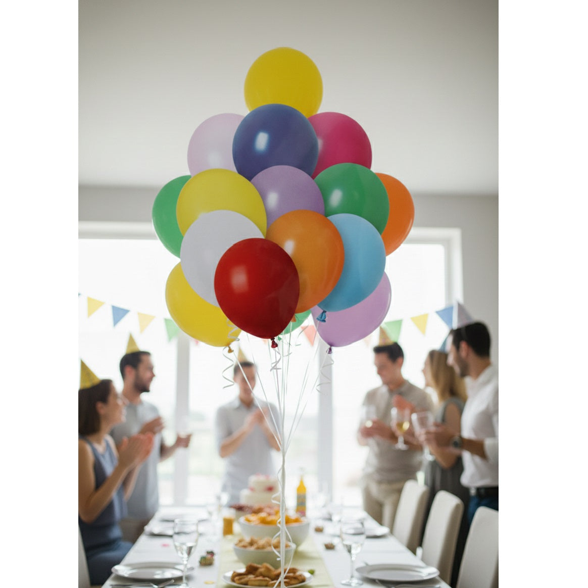 Unique Premium Latex Balloons Assorted 12-Inch Pack of 10 88051