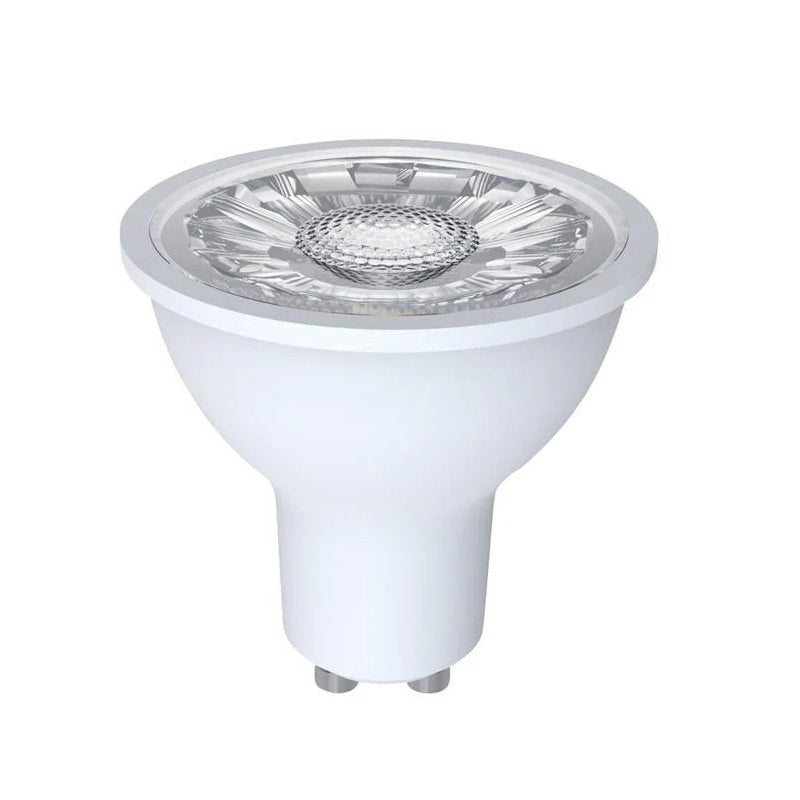 Energizer GU10 LED Light Bulb White 54mm x 50mm S8823 | 3.6W | 50W Replacement | 3000K Warm White | 345 Lumens | 15-Year Lifespan | Non-Dimmable | 15000Hr Lifespan | Mercury Free | Energy Rating E | CRI-80