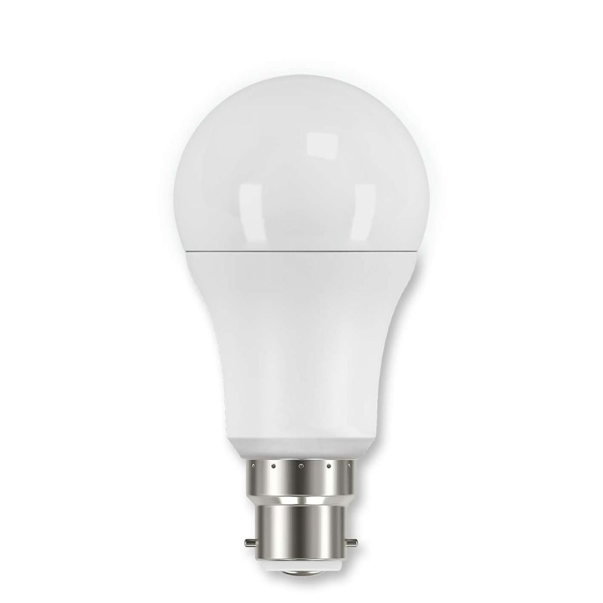 Energizer GLS BC-B22 LED Bulb White 121mm x 60mm S30647 | 12.6W | 100W Replacement | 4000K Cool White | 1521 Lumens | 15-Year Lifespan | Dimmable | 15000Hr Lifespan | Mercury Free | Energy Rating E | CRI-80