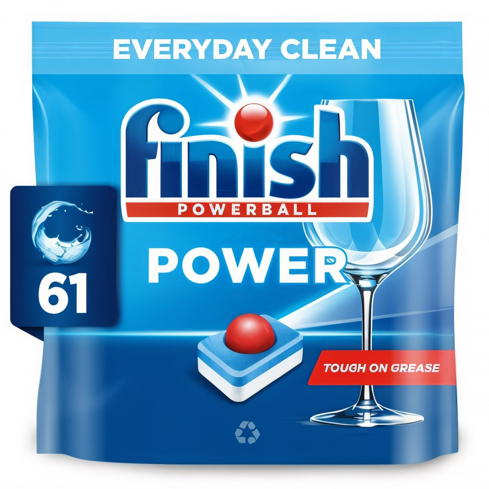 Finish Power All in 1 Dishwasher Tablets Multicolour Pack of 61 976g HOFIN1053 | Tough on Grease