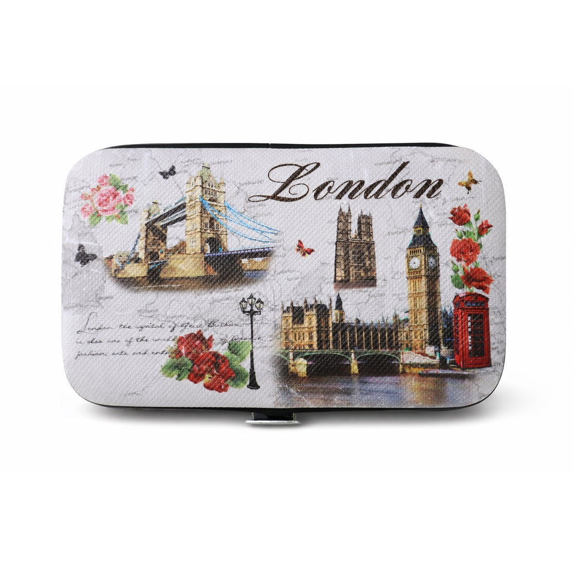 PU Floral London Manicure Set Assorted NF03