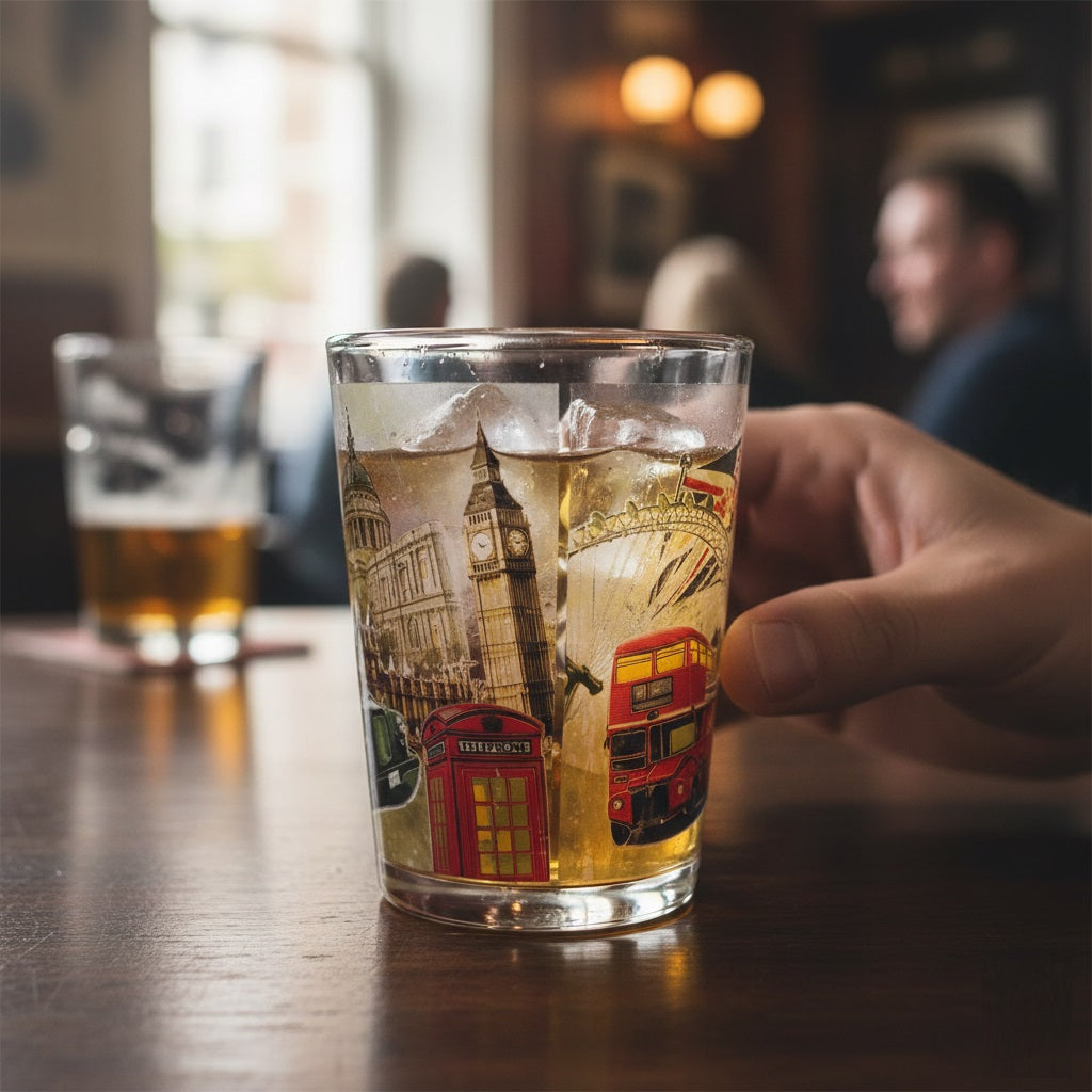 London City View Shot Glass Assorted KMU07A