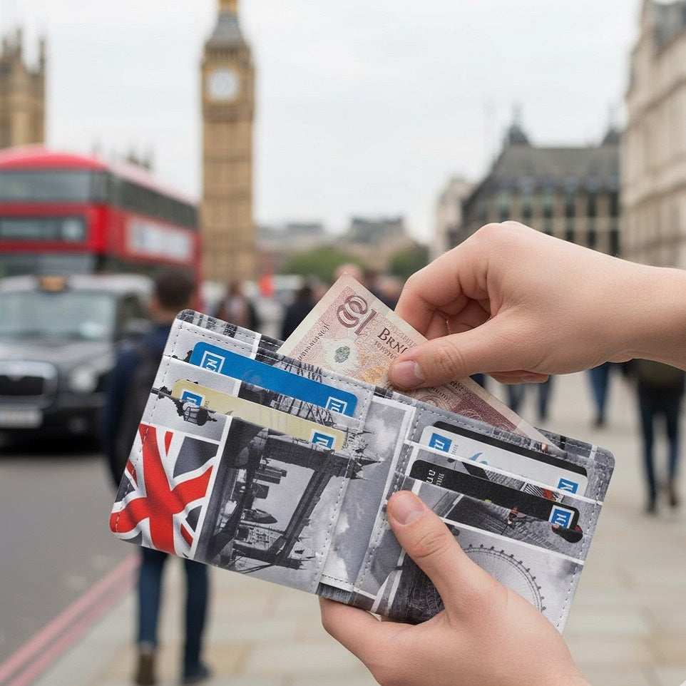 London Photos Folding Print Wallet Multicolour FPR13B