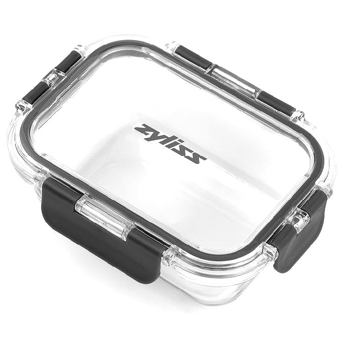 Zyliss Glass Container Clear and Black 15.5cm x 11.5cm x 5.5cm 0.37Ltr E981063
