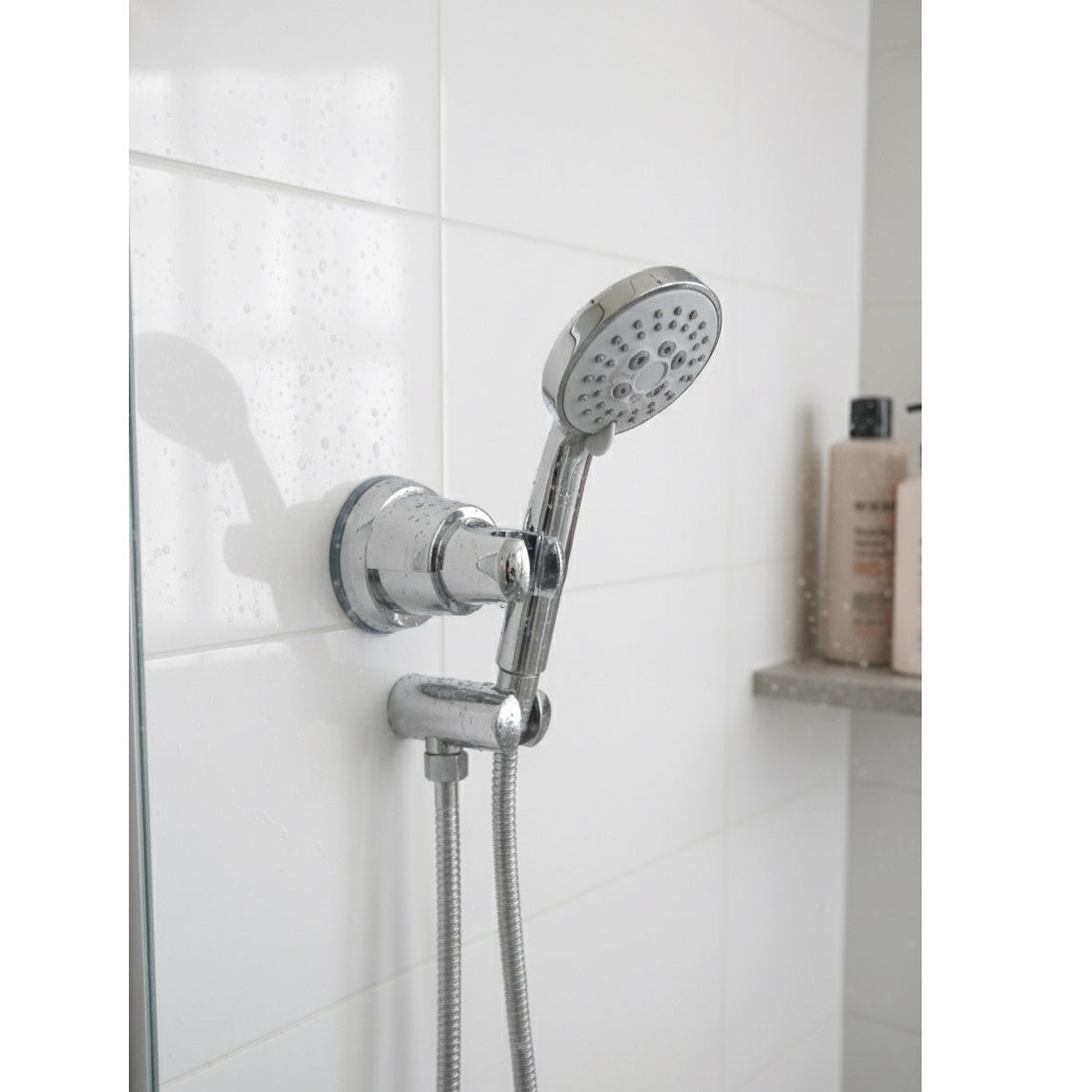 Euro Showers Suction Shower Holder Wall Bracket Chrome 72220