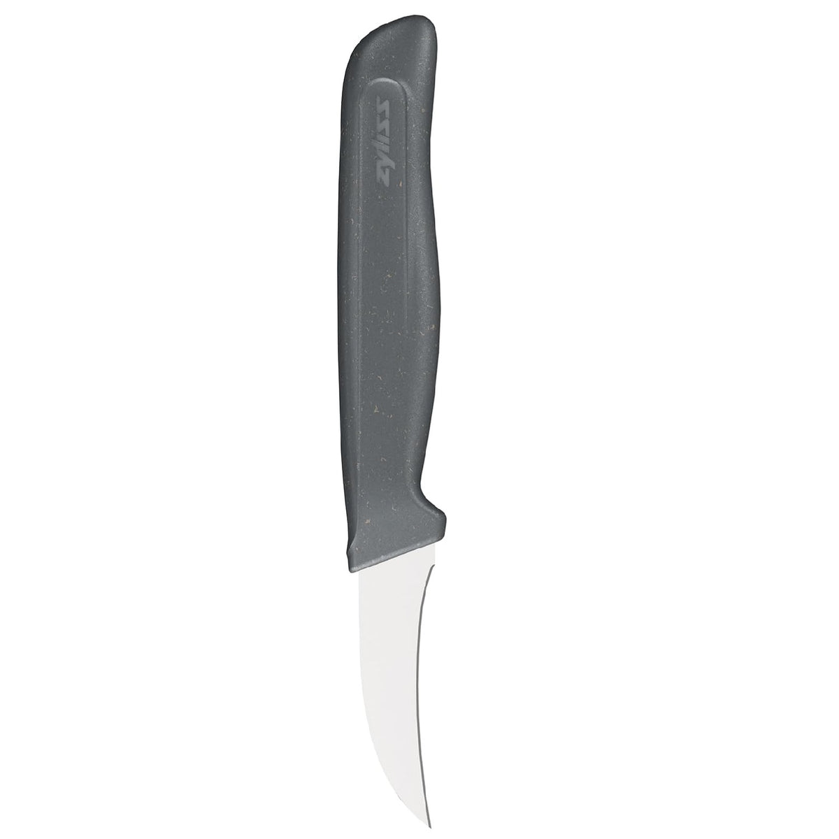 Zyliss Peeling Knife Grey 6cm H170mm x W20mm x D10mm E920284 | Blade Guard | German Stainless Steel | Eco Handle