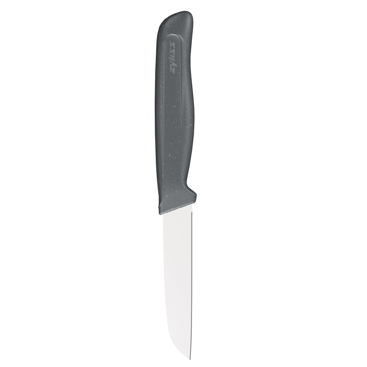 Zyliss Vegetable Knife Grey 90mm H202mm x W23mm x D11mm E920287 | Blade Guard Included | German Stainless Steel | Eco Handle