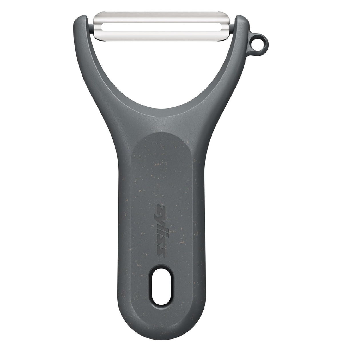 Zyliss Y Shaped Peeler Grey H142mm x W81mm x D20mm E950048 | Eye Cutter | Eco Handle