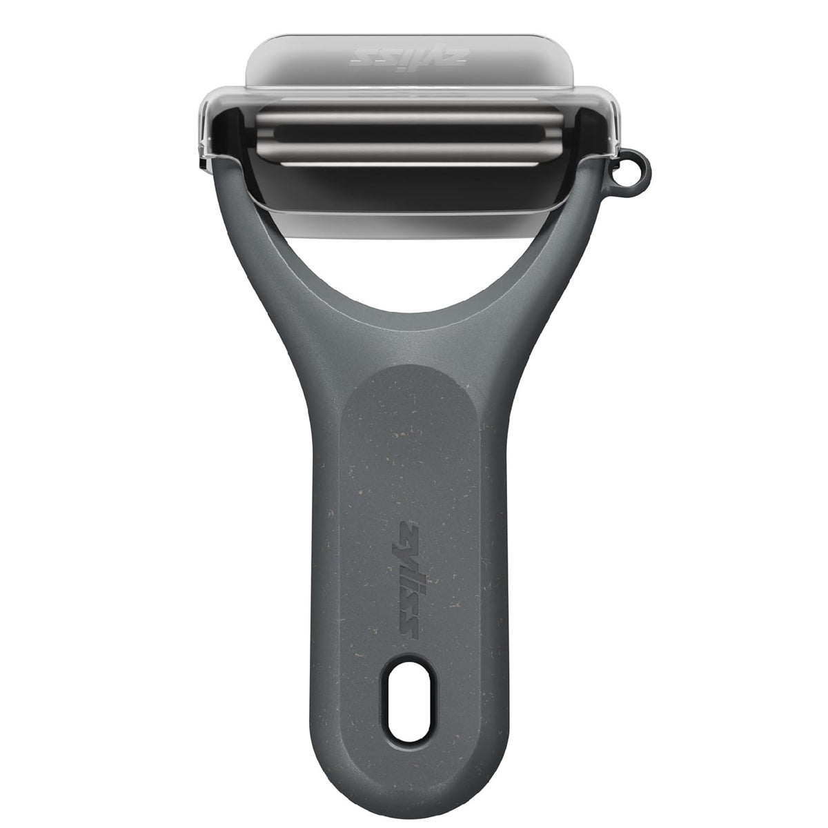 Zyliss Y Shaped Peeler Grey H142mm x W81mm x D20mm E950048 | Eye Cutter | Eco Handle