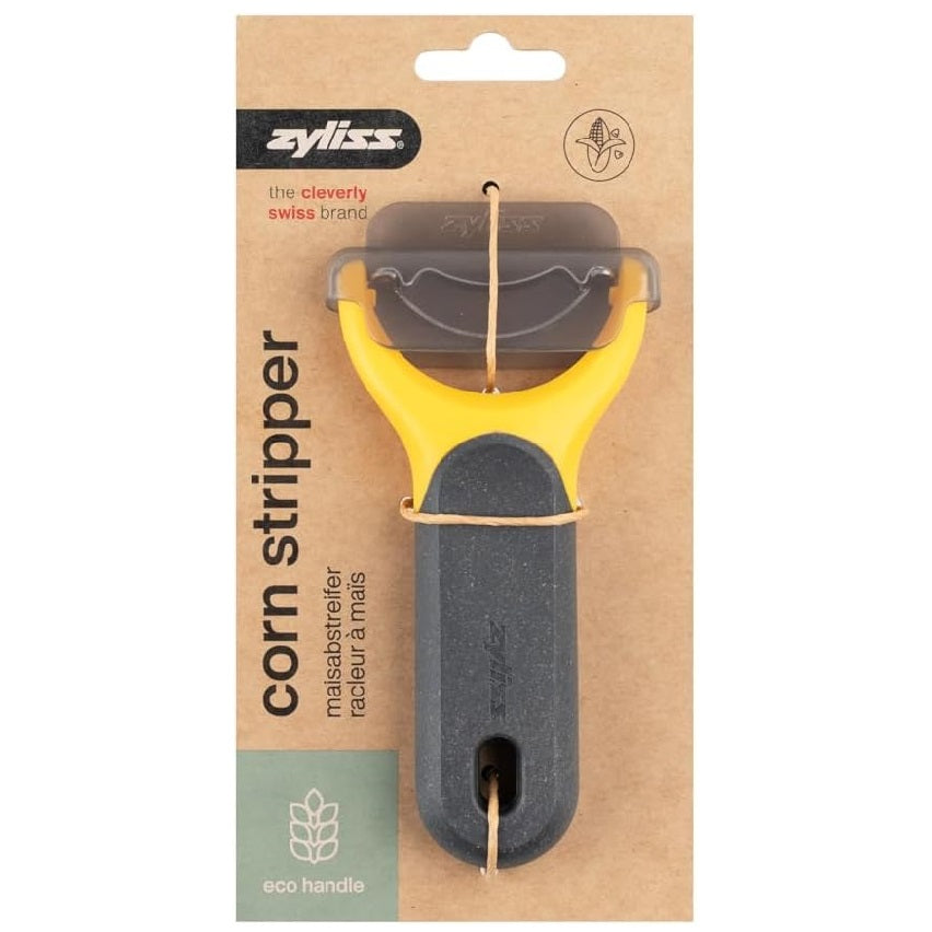 Zyliss Corn Stripper Grey and Yellow H140mm x W70mm x D20mm E950052