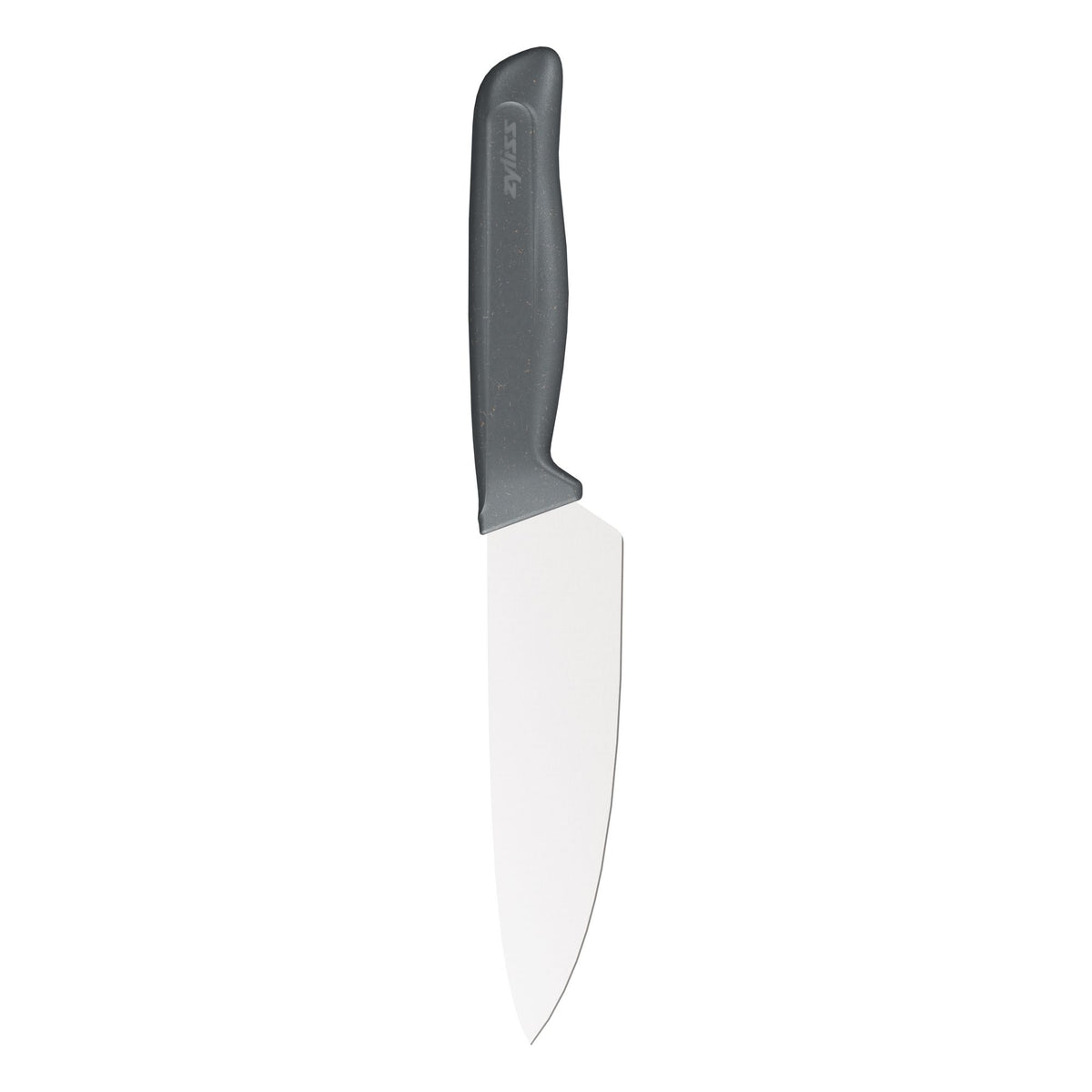 Zyliss Chef Knife Grey 150mm H295mm x W45mm x D20mm E920291 | Blade Guard | German Stainless Steel | Eco Handle