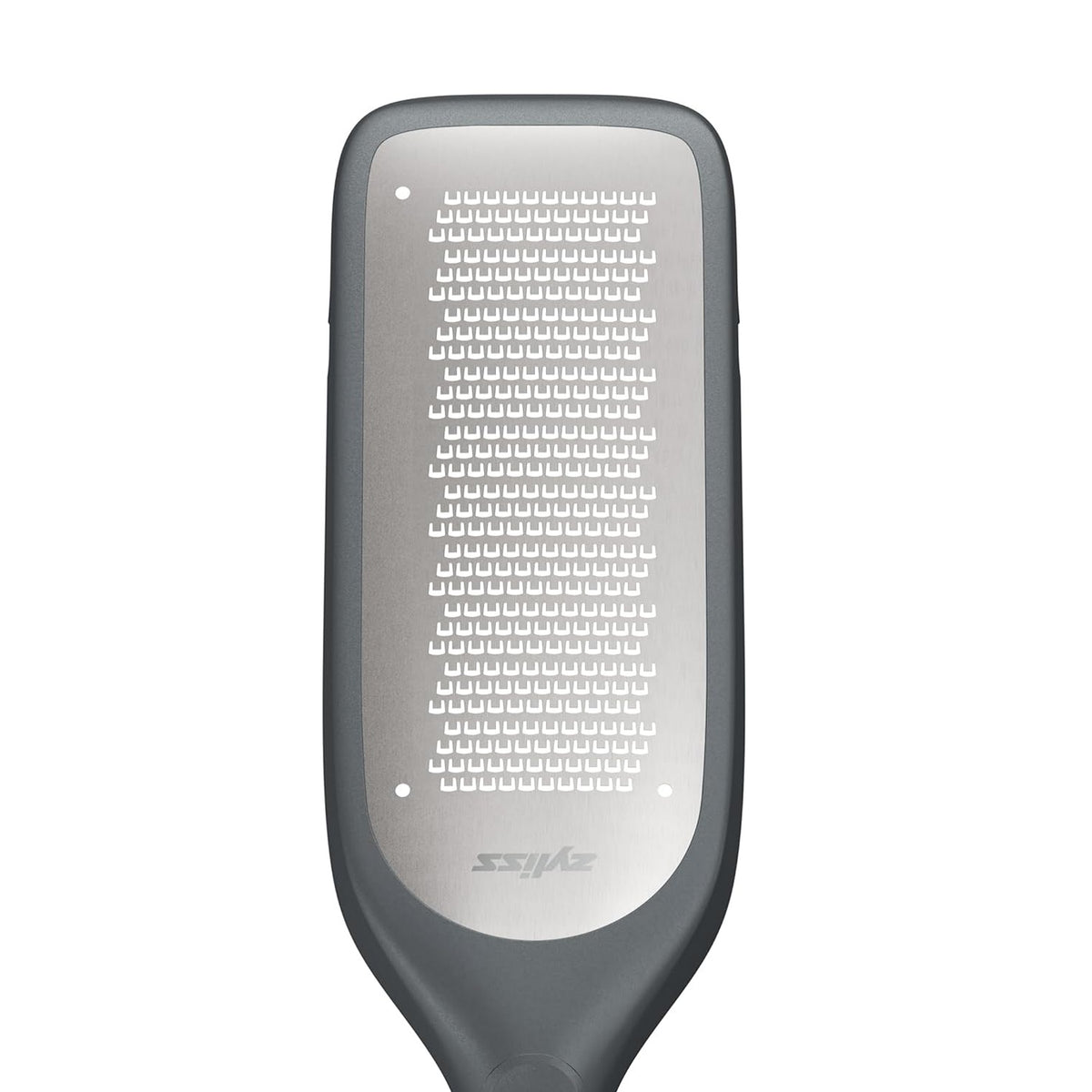 Zyliss Fine Grater Beluga Grey 280mm x 72mm x 24mm E900063 | Eco Handle