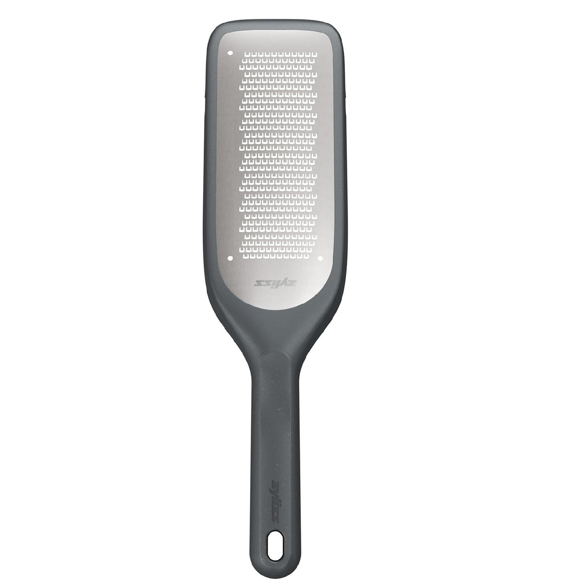 Zyliss Fine Grater Beluga Grey 280mm x 72mm x 24mm E900063 | Eco Handle