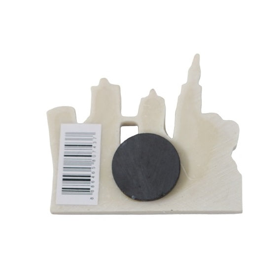 London Landmark Resin Fridge Magnet Multicoloured MFMP05 | UK Souvenir with Big Ben-Tower Bridge and Red Bus | British Travel Keepsake