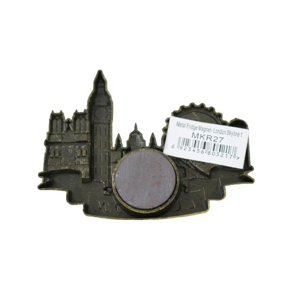 London Souvenir Resin Fridge Magnet Multicoloured MKR27 | With Big Ben-London Eye and Red Bus | Iconic UK Landmarks Design | British Travel Keepsake