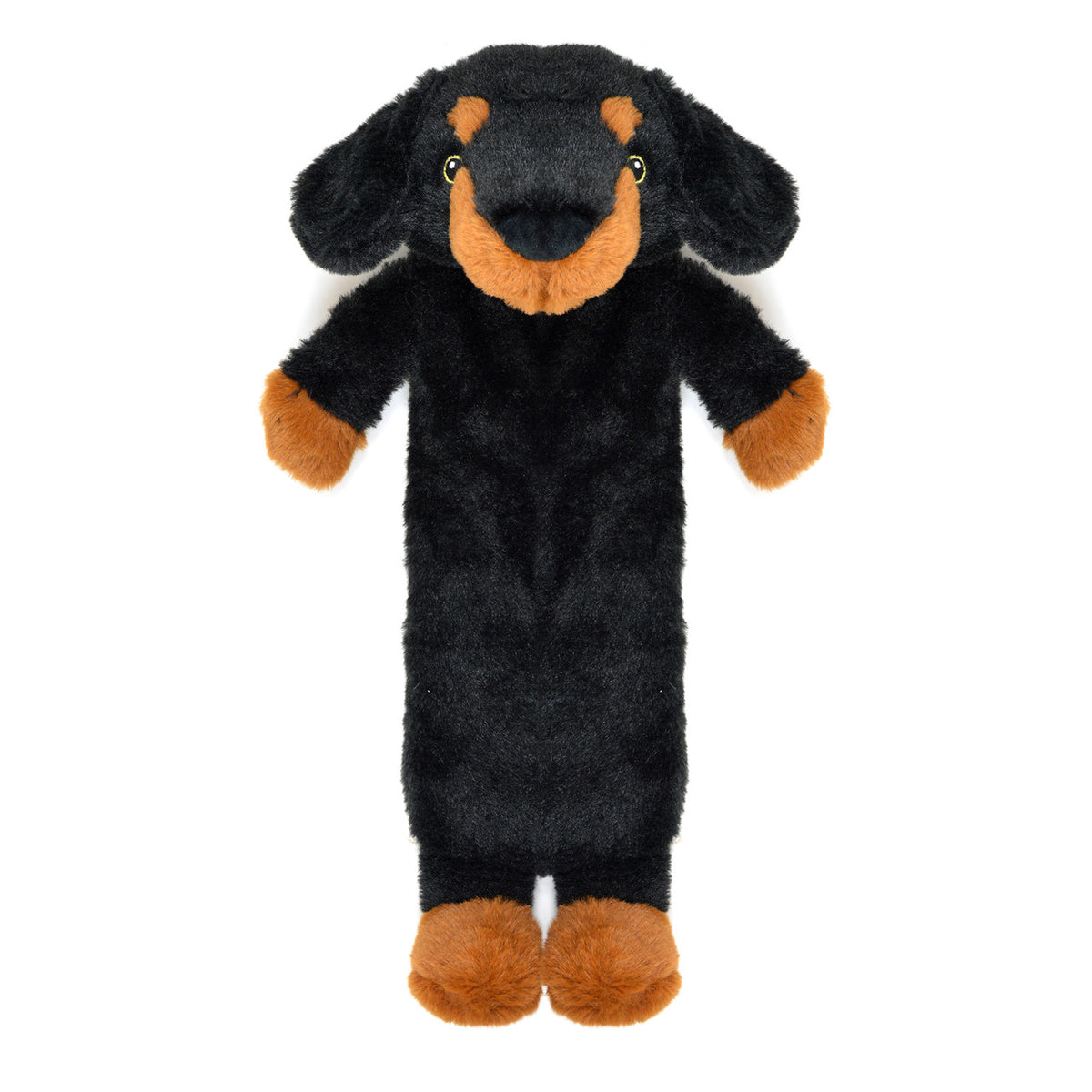Habigail Dachshund Hot Water Bottle Black and Brown 750ml HH0356HAB | Helps Provide Warmth and Comfort