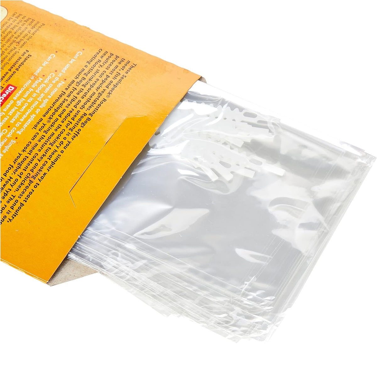 151 Sealapack Roasting Bags Clear 25cm x 38cm Pack of 12 SAP007 | Oven and Microwave Safe | Cooking Bags for Meat-Poultry-Fish and Vegetables