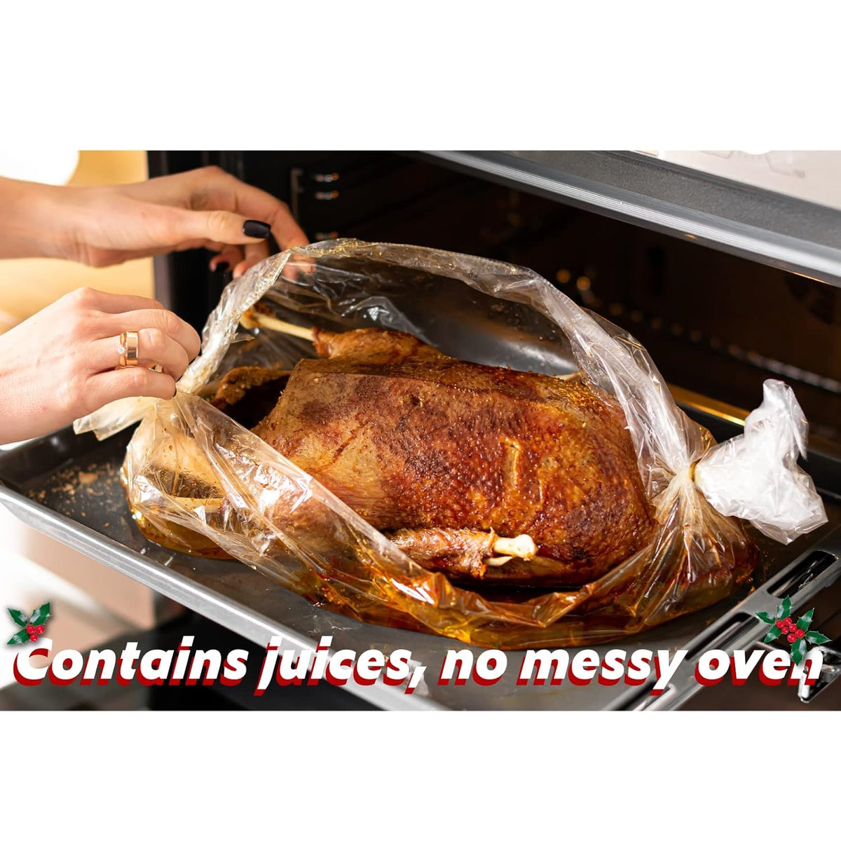 151 Sealapack Roasting Bags Clear 25cm x 38cm Pack of 12 SAP007 | Oven and Microwave Safe | Cooking Bags for Meat-Poultry-Fish and Vegetables