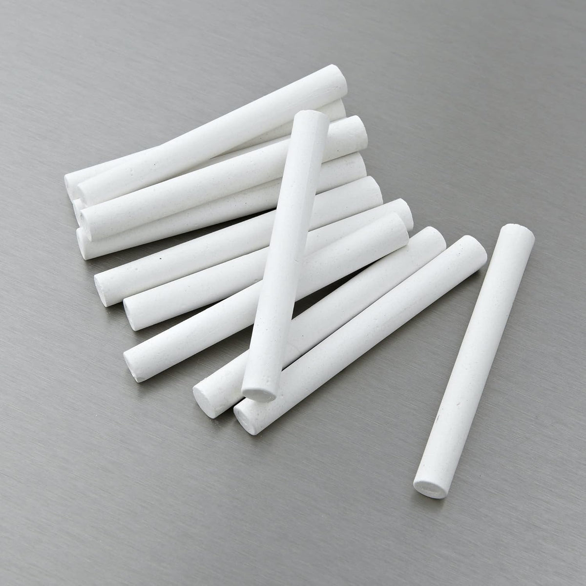 Artbox Chalk Sticks in Hanging Box White Pack of 12 1208 | Dust-Free Classroom and Blackboard Chalk | For School Office and Home Use