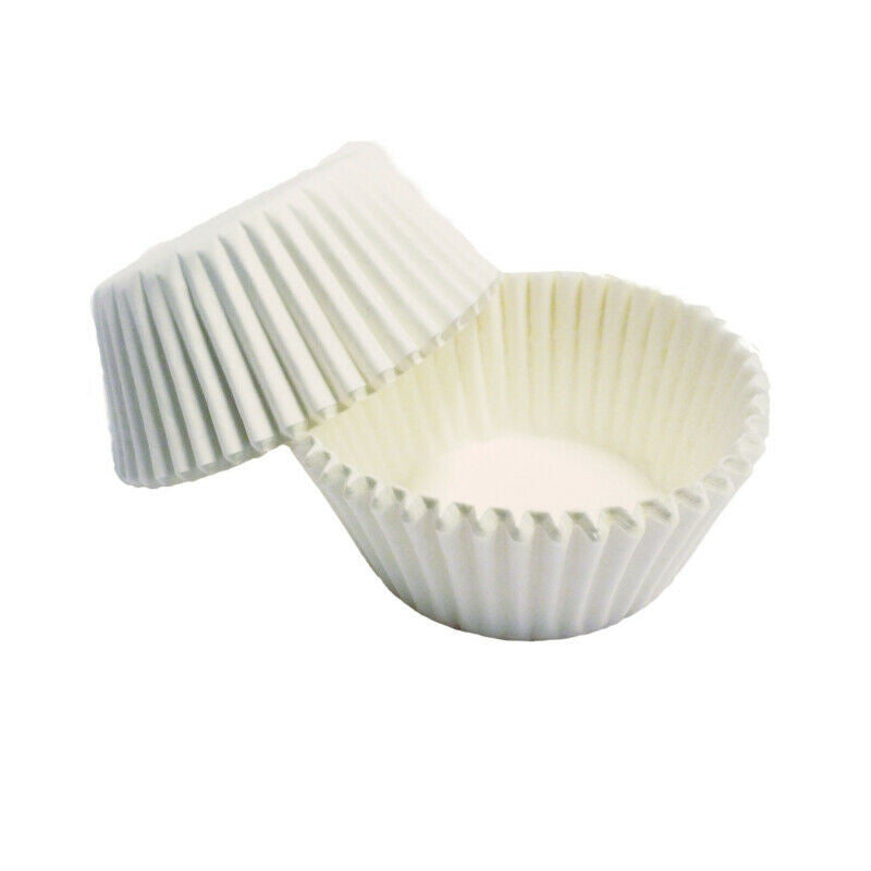 151 Queen of Cakes Muffin Cases White Pack of 100 QC1094A