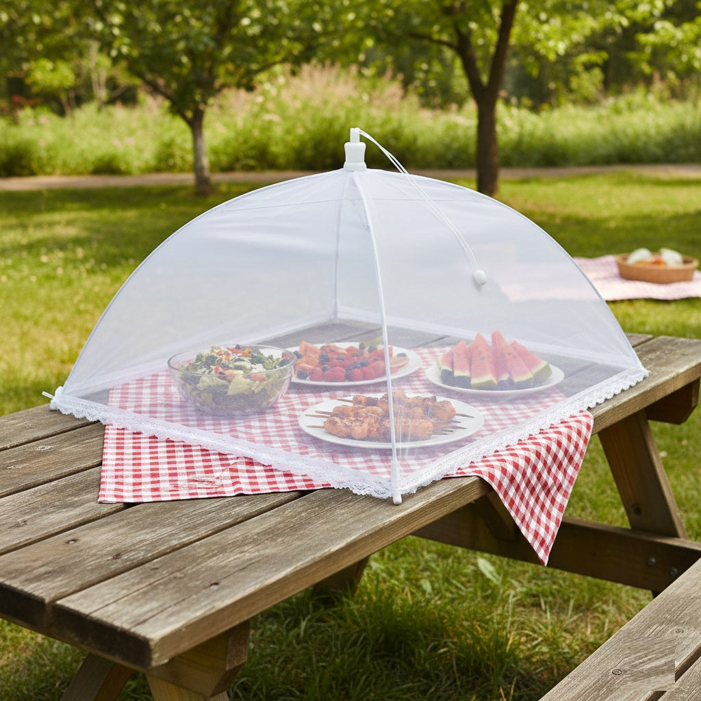 Apollo Food Cover Umbrella White 30cm 8370