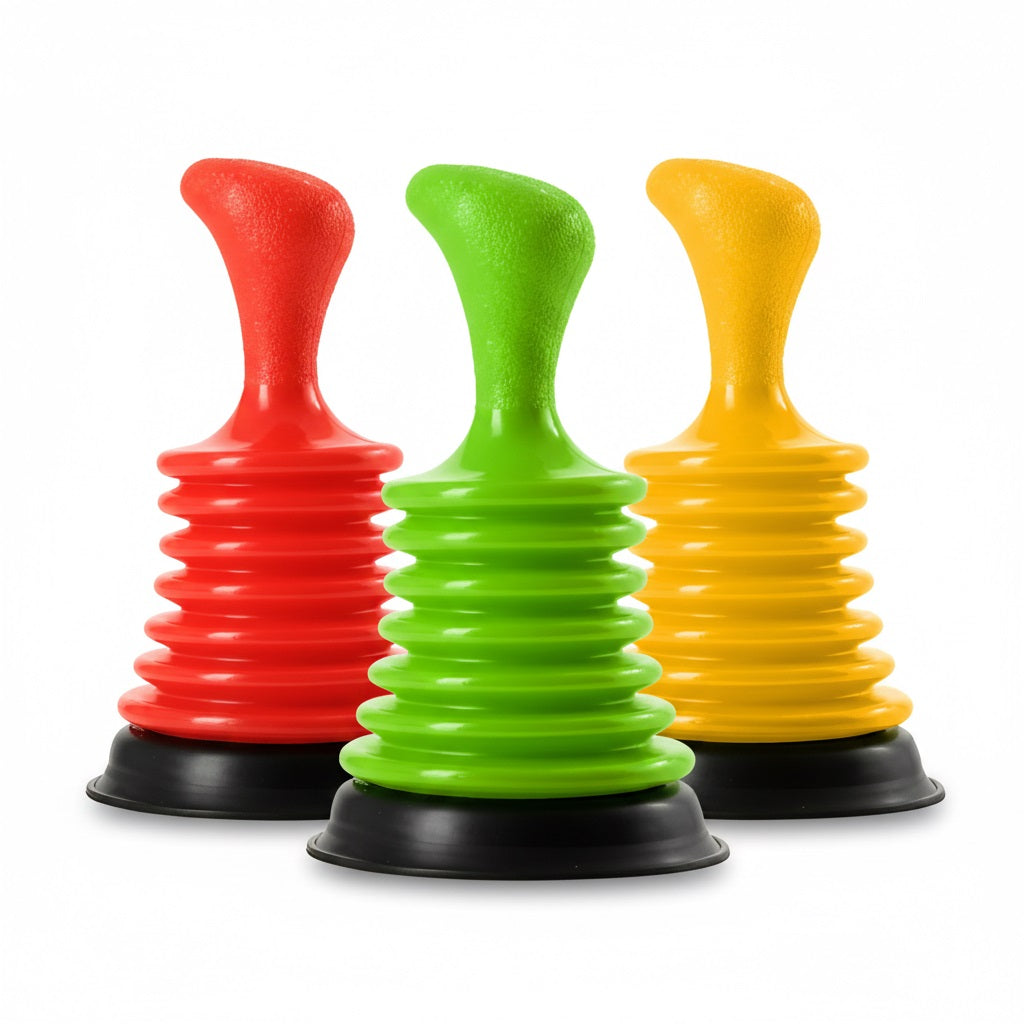 Buffalo Mini Sink and Basin Plunger Assorted Colours 18cm x 11cm Pack of 1 1018-4 | Easy to Use | Heavy Duty Suction