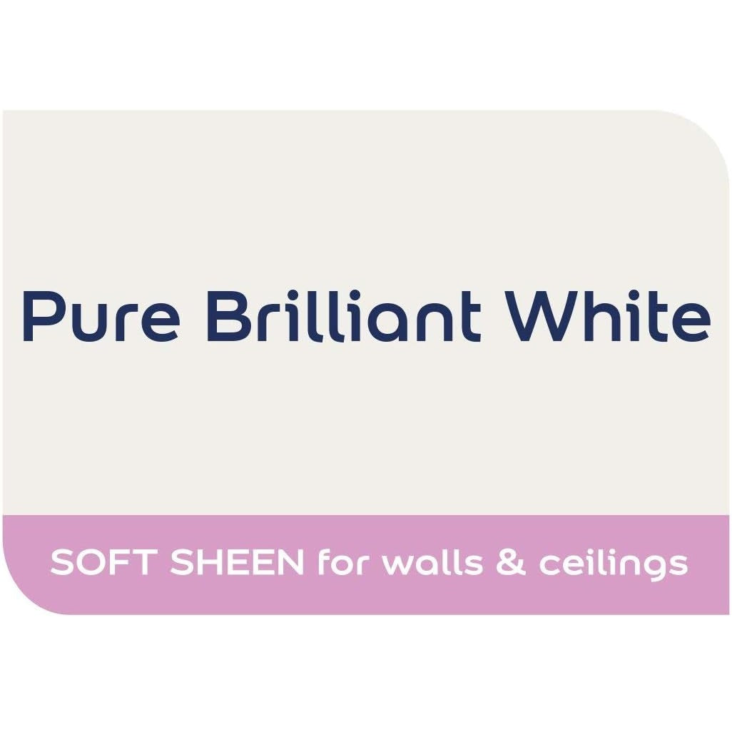 Dulux EasyCare Bathroom Paint Pure Brilliant White 1Ltr 5092174 | Soft Sheen for Walls and Ceilings | Mould Resistant - Steam Resistant