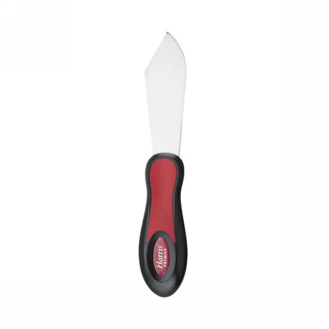 Harris Premier Ultimate Putty Knife Black and Red 103064206 | Stainless Steel Blade | With Soft Grip Handle