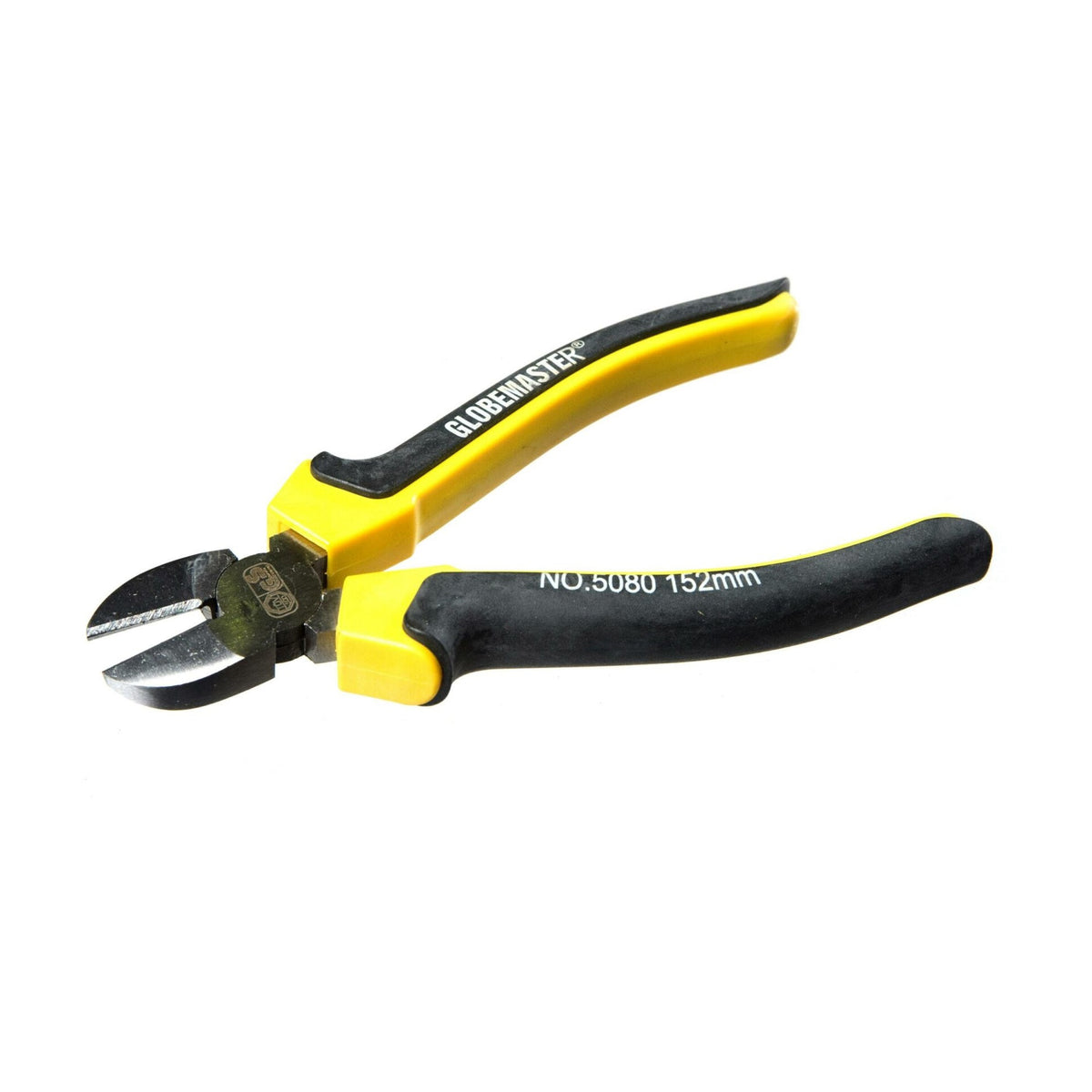 Globe Master Diagonal Side Cutter Pliers Yellow and Black 152mm 5080 | Heavy Duty Hand Tool | Precision Cutting for Wires and Cables