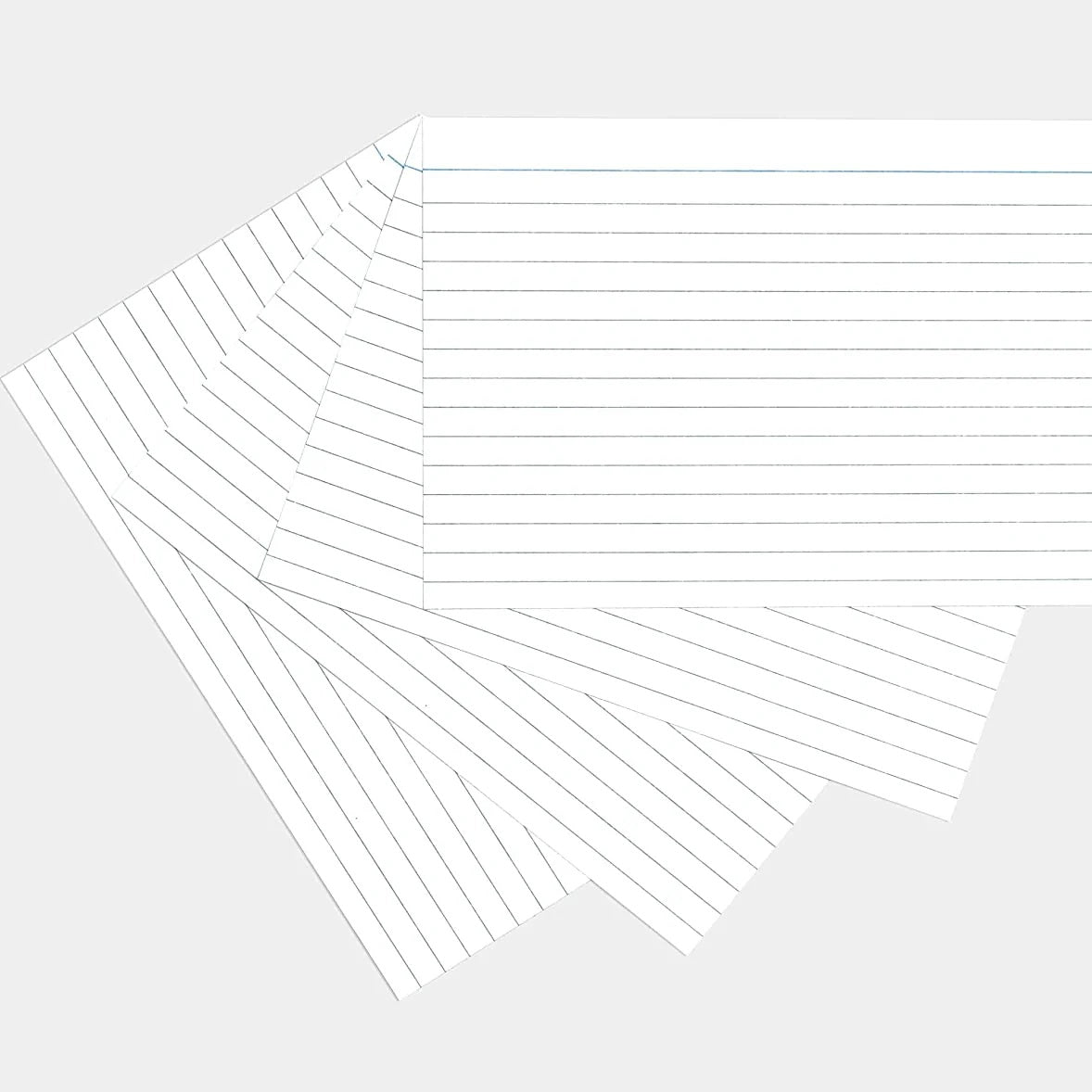 Silvine Record Cards White 6-Inch x 4-Inch Pack of 100 564W | Lined With Headline | White Index Cards | Ideal for Notes-Revision and Filing
