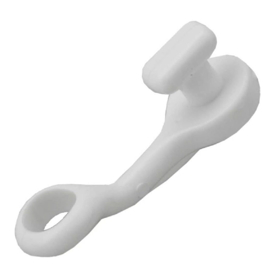 StarPack Curtain Gliders White Pack of 8 72040 | Hooks for Swish Nova Deluxe Tracks