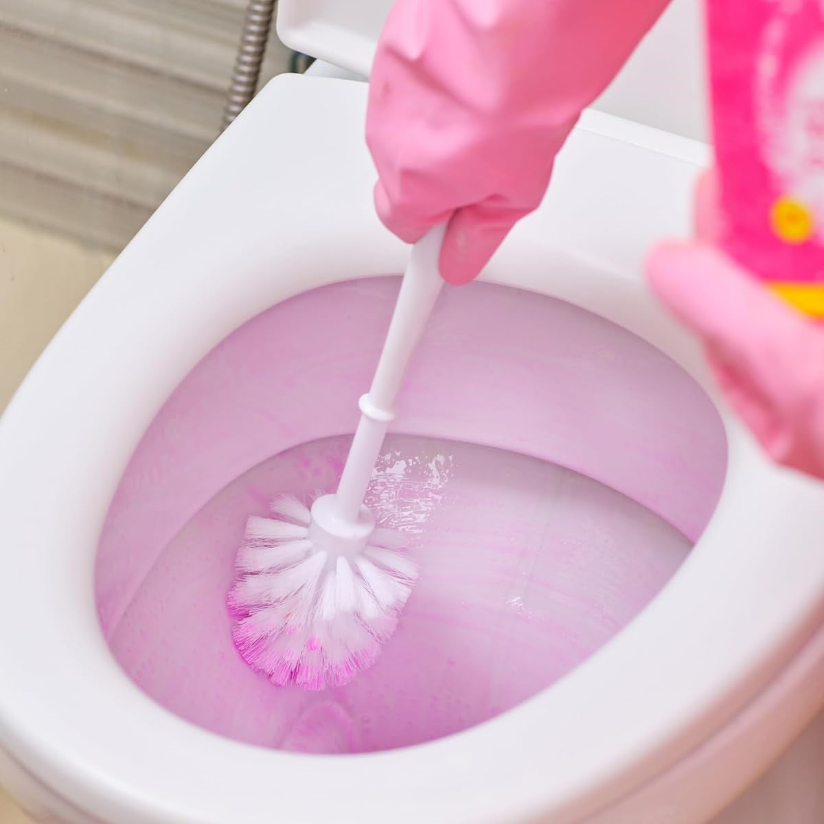 Star Drops The Pink Stuff Miracle Toilet Cleaner Multicoloured 750ml HOSTA012A | Removes Stains and Limescale | Thick Cleaning Gel | Sparkling Clean | Efective Foaming Formula