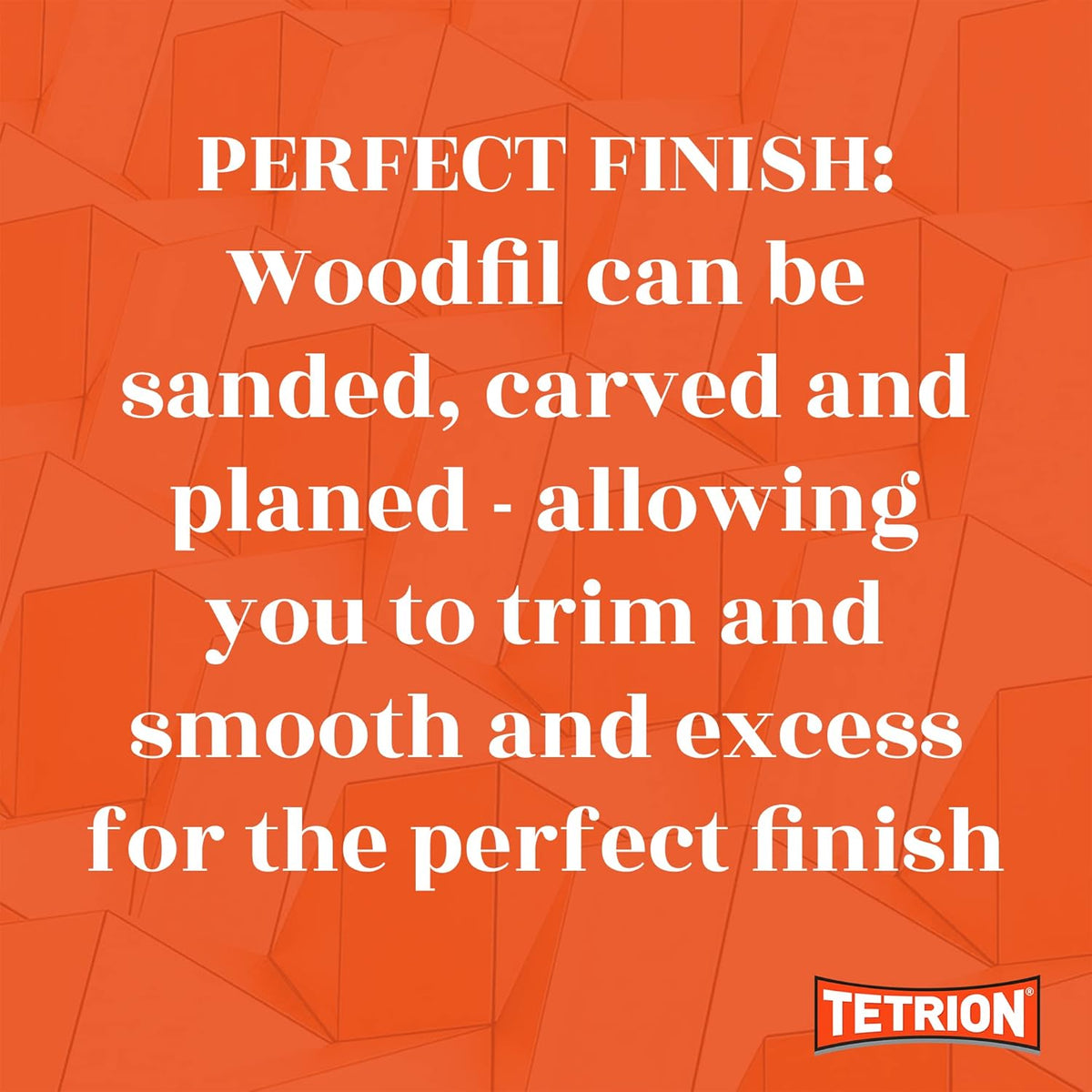 Tetrion Flexible Ready Mixed Woodfil Natural 330g WFN330 | Quick Dry | Sandable | Drillable | Carveable | Waterproof