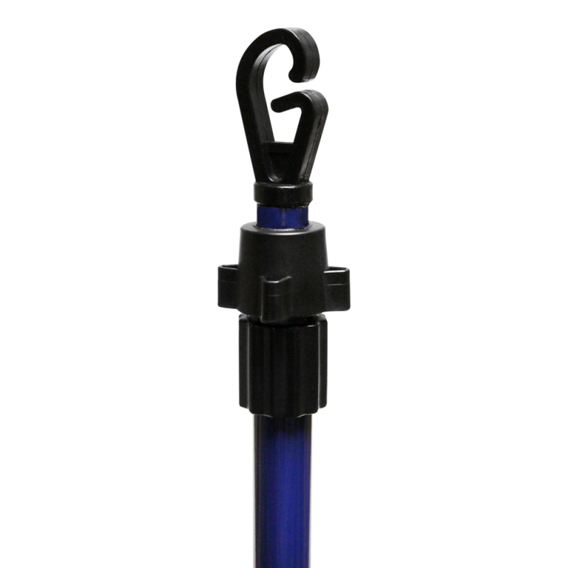 Kingfisher Telescopic Clothes Line Prop Blue 2.4Mtr CPROP | Adjustable Washing Line Support Pole | Extendable Laundry Line Prop | Outdoor Clothes Line Support | Heavy Duty Drying Pole | Garden Laundry Aid