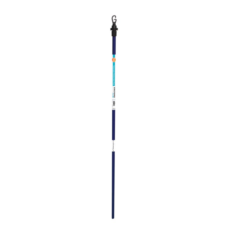Kingfisher Telescopic Clothes Line Prop Blue 2.4Mtr CPROP | Adjustable Washing Line Support Pole | Extendable Laundry Line Prop | Outdoor Clothes Line Support | Heavy Duty Drying Pole | Garden Laundry Aid