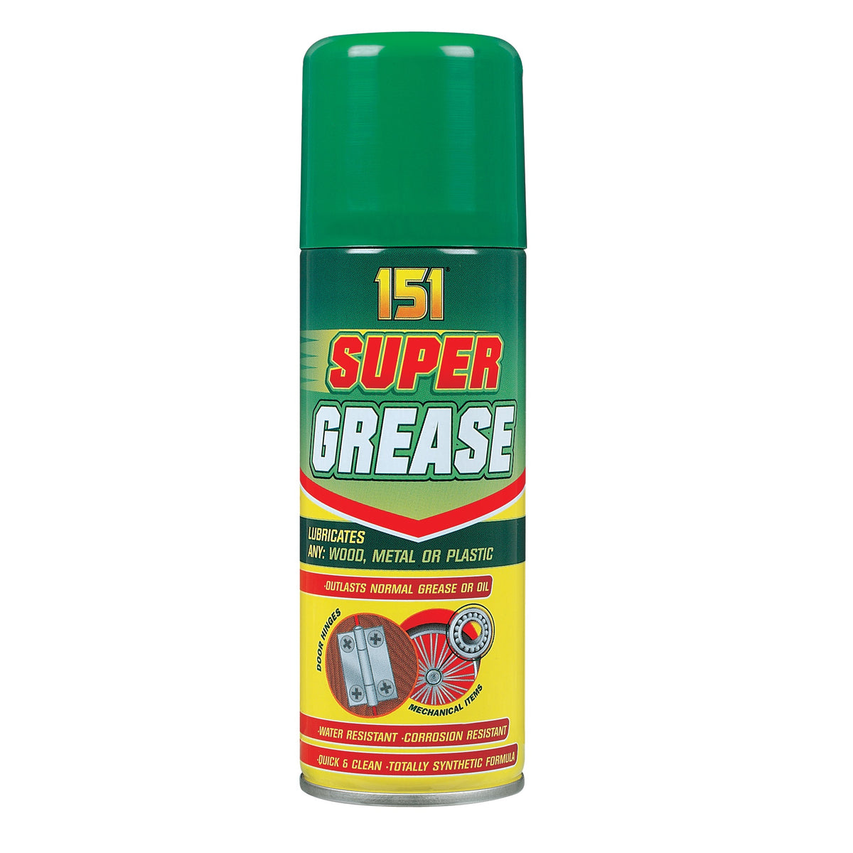 151 Super Grease 150ml 00021A | Outlasts Normal Grease or Oil | Water Resistant | Corrosion Resistant | Quick and Clean | Totally Synthetic Formula | Lubricates Any Wood-Plastic or Metal