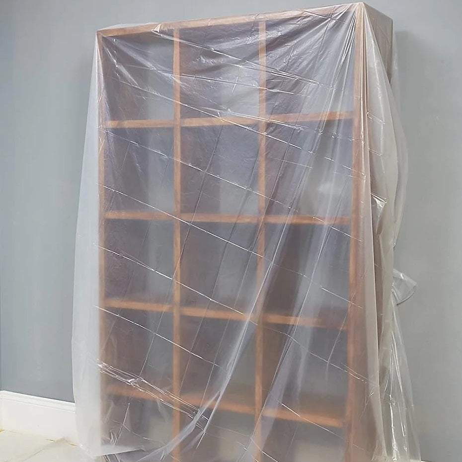 ProDec Lightweight Polythene Dust Sheet Clear 3.7Mtr x 3.7Mtr PDPY002 | Dustproof and Waterproof | Ideal for Covering