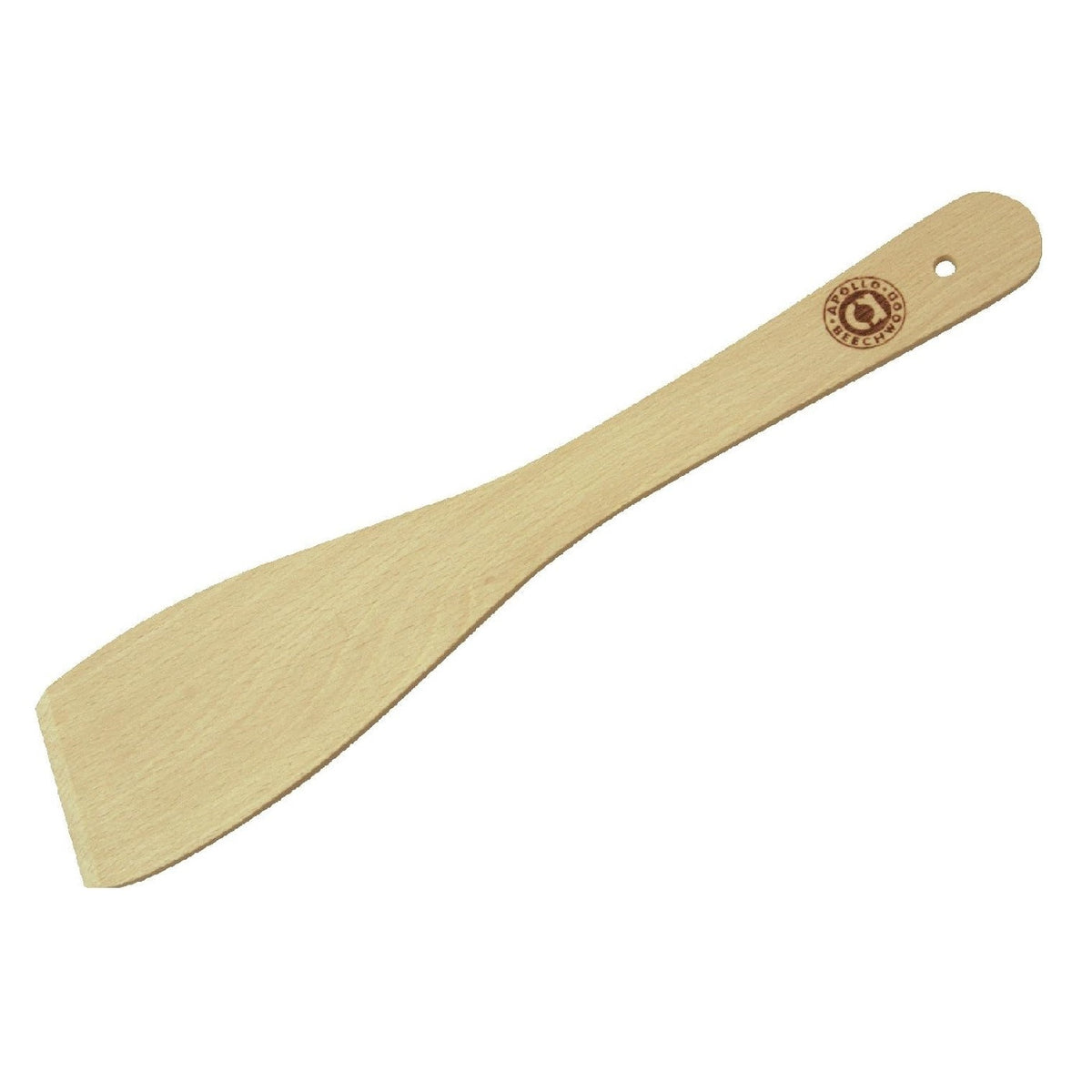 Apollo Beech Wood Flat Spatula Beige 12-Inch 9096