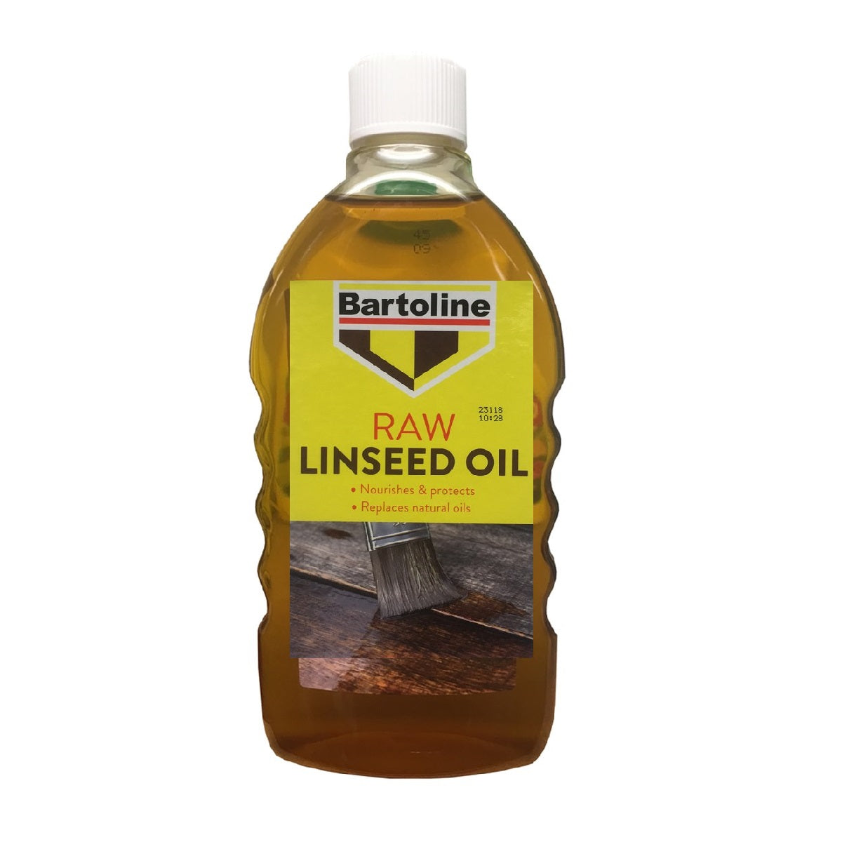 Bartoline Raw Linseed Oil Brown 500ml | Nourishes and Protects | Replaces Natural Oils