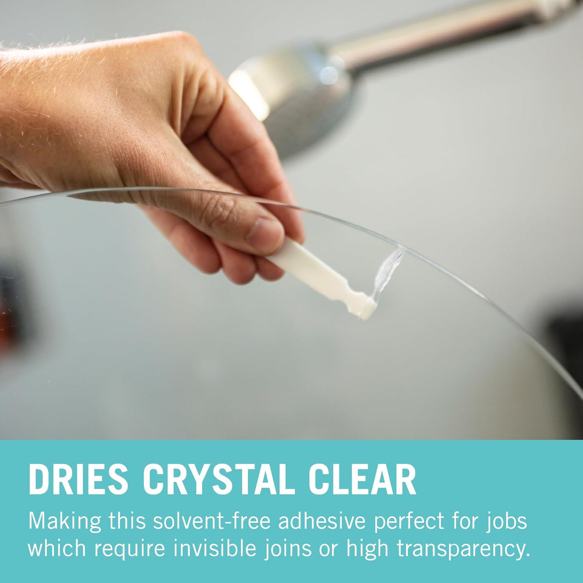 Araldite Multipurpose Crystal 2-Part Epoxy Adhesive Tubes Clear 15ml Pack of 2 ARA-400008 | Strong and Secure Hold | Sets in 5-Minutes | Long-lasting | Bonds Glass-Jewellery-Ceramics and More