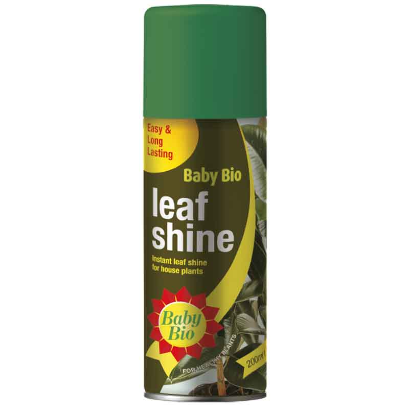 Baby Bio Instant Leaf Shine Multicoloured 200ml 84899143 | For House Plants | Easy and Long Lasting | Keeps Plants Free of Dust