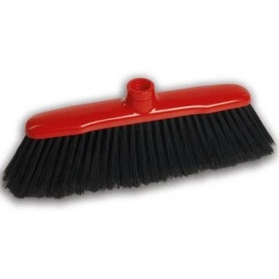 Tonkita Indoor Broom with Handle Multicoloured B366M | Soft Bristle Floor Brush | Lightweight Sweeping Broom | Ideal for Home Cleaning