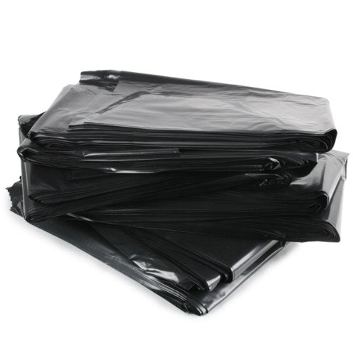 Castleview Heavy Duty Compactor Sack Black 22-Inch x 34-Inch x 47-Inch Pack of 100 COM | For Household Waste