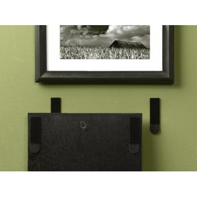 Command Large Picture Hanging Strip Black Pack of 4 4341-BL | Damage-Free Hanging | Holds Strongly | Ideal for Hallway-Study-Home-Office-Bedroom