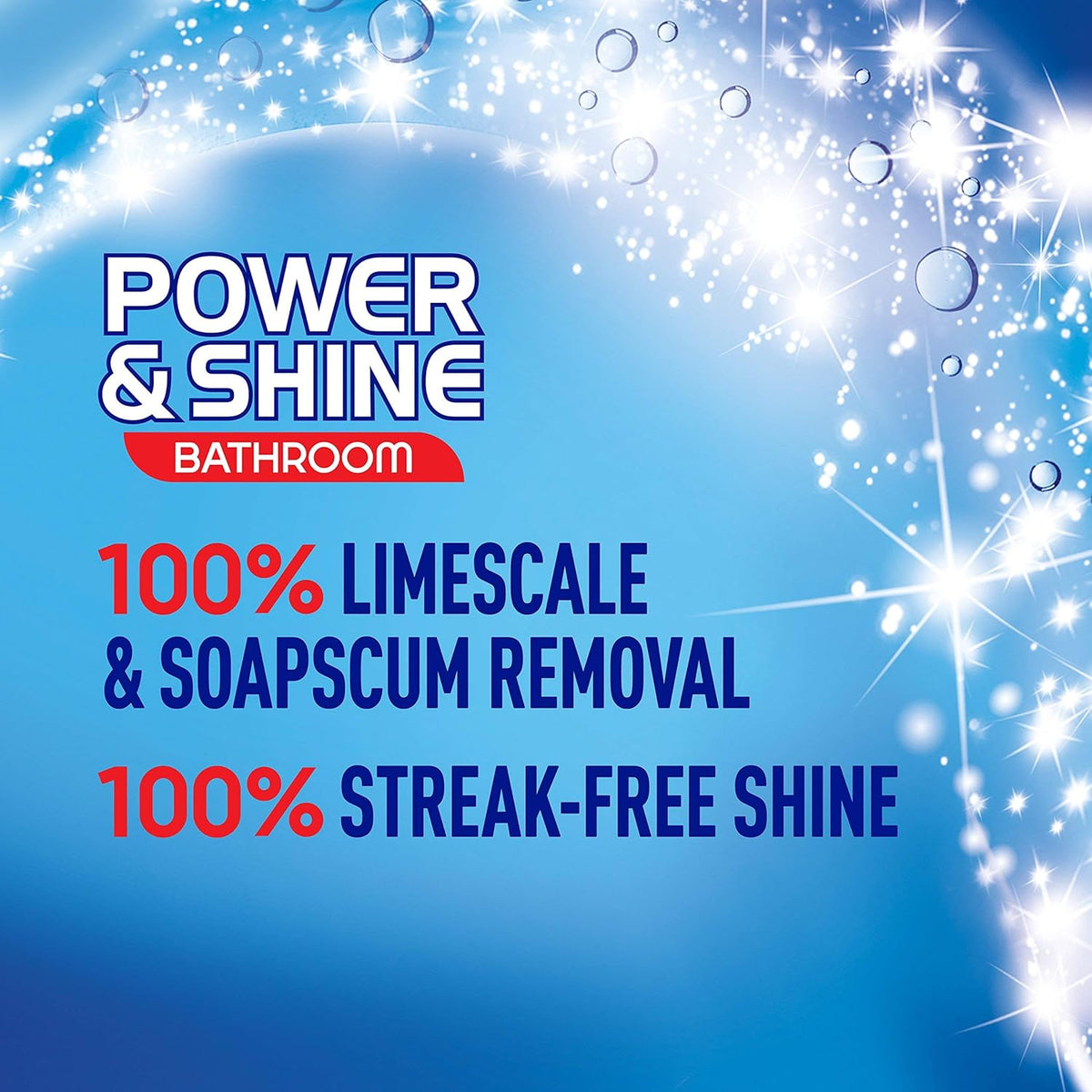Cif Power and Shine Bathroom Cleaner Spray Multicoloured 700ml 75326 | Limescale and Soap Scum Remover | Streak Free Shine | Water and Dirt Repellent Technology