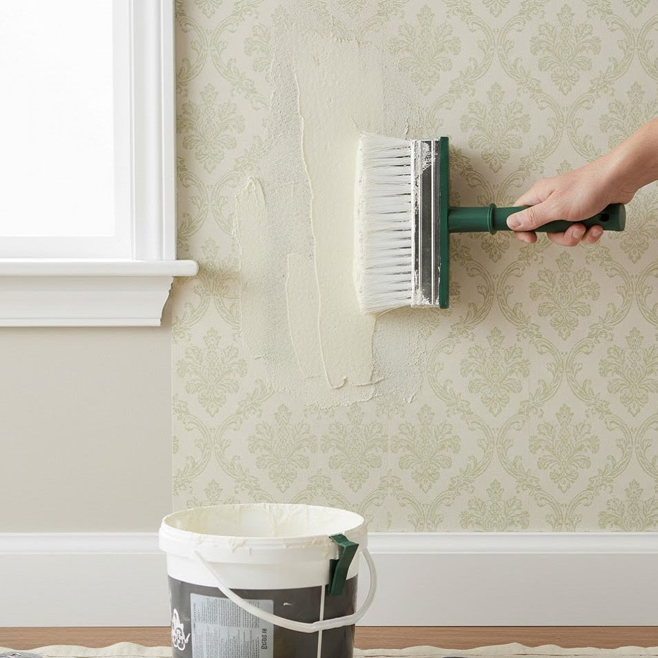 151 Decorator Tools Wallpaper Paste Brush 13cm x 4cm 11191 | 100 Percent Synthetic Filling | For Applying Paste to All Types of Wall Coverings