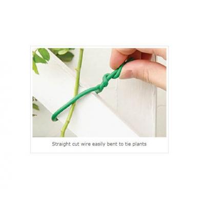Green Jem Garden Wire Green 5Mtr x 3mm GSGW5 | PVC Coated Plant Tie Wire | Strong Support for Tying-Fixing and Training Plants
